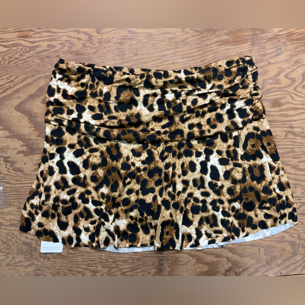 Leopard Print Women's Skirt